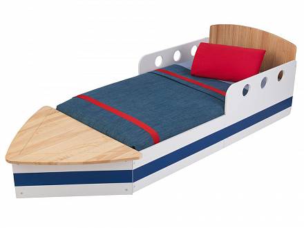 Детская кровать – Яхта, с ящиком для белья 