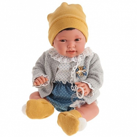 Кукла Елена в желтом, 40 см 