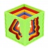 Развивающая пирамидка из кубиков - Веселые кубики  - миниатюра №5