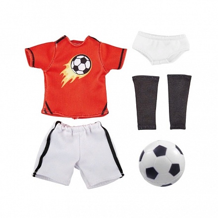 Одежда футболиста с аксессуарами для куклы Михаэль Kruselings, 23 см 
