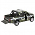 Машина пикап UAZ pickup камуфляж 12 см двери и багажник открываются металлический   - миниатюра №3