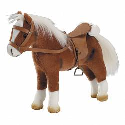 Коричневая лошадь Gotz с седлом и уздечкой (Gotz, 3401099) - миниатюра