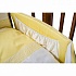 Комплект в кроватку Chepe for Nuovita - Tenerezza /Нежность, 6 предметов, бело-желтый  - миниатюра №9