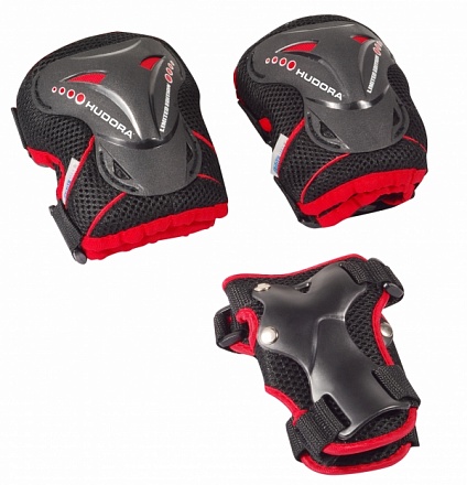 Комплект защиты Grant, размер L, цвет - black-red/черно-красный 