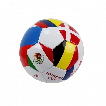 Футбольный мяч Play off, ПВХ, 23 см, 2-х слойный, машинная сшивка 