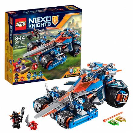 Lego Nexo Knights. Устрашающий разрушитель Клэя 