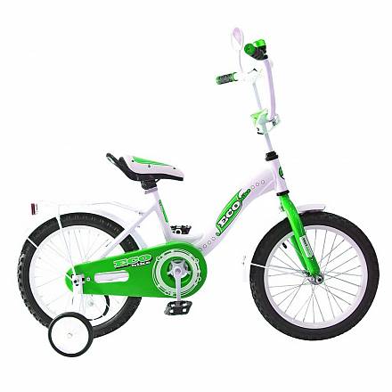Двухколесный велосипед Aluminium Ecobike, диаметр колес 14 дюймов, зеленый 