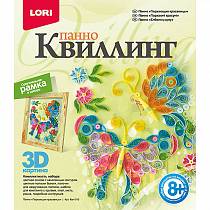 Панно по технике Квиллинг - Порхающие красавицы (Лори, Квл-010) Панно по технике Квиллинг - Порхающие красавицы (Лори, Квл-010)