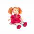 Кукла Варенька в вельветовом платье музыкальная 22 см  - миниатюра №1