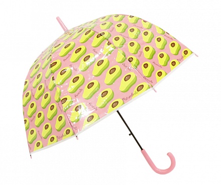Зонт-трость - Авокадо, розовый 