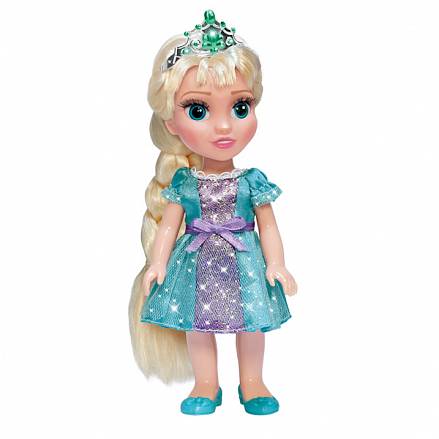 Интерактивная кукла Disney Frozen Эльза 15 см, с аксессуарами 
