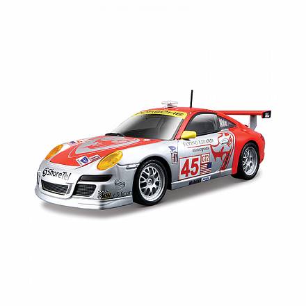 Машина Ралли Porsche 911 GT3 RSR, металлическая, масштаб 1:32  