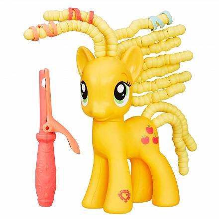 Игровой набор My Little Pony Пони с разными прическами - Эпплджек	 