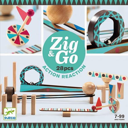 Конструктор – Zig & Go, 28 деталей 