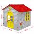 Детский малый игровой домик, фиолетовый с красной крышей   - миниатюра №1