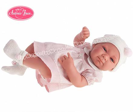 Кукла-младенец Оливия в розовом, 42 см. 