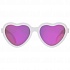 Солнцезащитные очки - Babiators Blue Series Polarized Hearts, Влюбляшка/The Sweetheart белые/розовые зеркальные линзы, Classic  - миниатюра №1