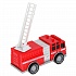 Модель Пожарная машина 14 см свет-звук 3 кнопки лестница поднимается пластиковая  - миниатюра №2