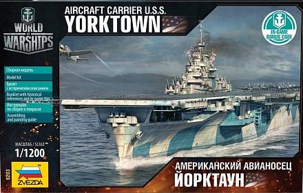 Модель сборная - Американский авианосец «Йорктаун» 