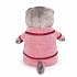 Мягкая игрушка – Басик в красном пиджаке и брюках в елочку, 19 см  - миниатюра №3