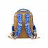 Рюкзак школьный с пикси-дотами, цвет синий  - миниатюра №1
