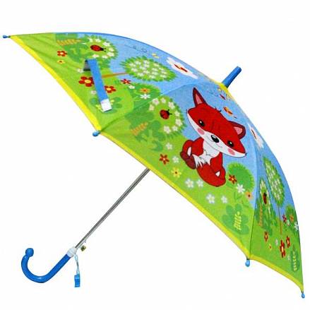 Детский зонт со свистком - Лисички, диаметр 45 см 
