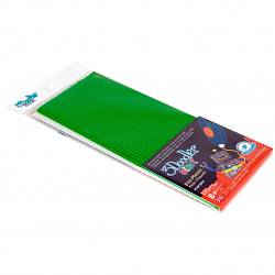 Эко-пластик к 3Д ручке 3doodler Start, цвет зеленый, 24 шт. (Wobble Works, 3DS-ECO07-GREEN-24) - миниатюра