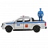 Машина Полиция Ford Ranger 12 см с фигуркой двери и багажник открываются металлическая инерционная  - миниатюра №1