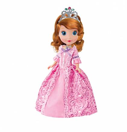 Кукла Disney - Принцесса София, с кроликом и дневников, 25 см 