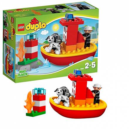 Lego Duplo. Пожарный катер 