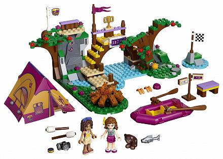 Lego Friends. Спортивный лагерь: сплав по реке 