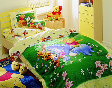 Детское постельное белье Winnie the Pooh Rainbow, 3-12 лет 