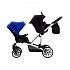 Детская прогулочная коляска Bebetto42 Sport для двойни, светло-коричневая, шасси белая/BIA  - миниатюра №12