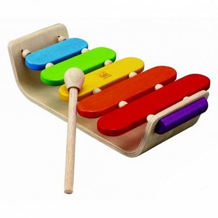 Деревянная игрушка - Овальный ксилофон 