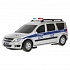 Машина р/у Полиция Lada Largus 18 см со светом серебристый  - миниатюра №2