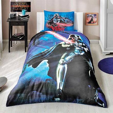 Комплект постельного белья Ranforce - Star Wars Light Saber, 1,5 спальный 