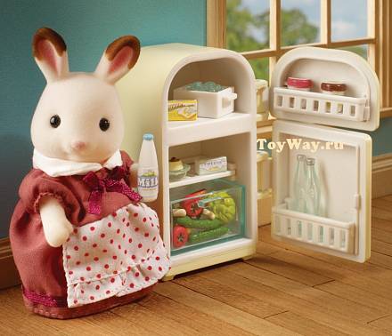 Sylvanian Families - Мама кролик и холодильник 