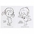 Мультяшная раскраска А4 – Дружные Малыши. Клео и Кукин  - миниатюра №4