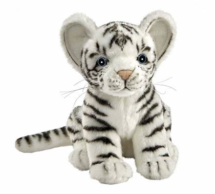 Мягкая игрушка – Белый тигренок, 17 см 