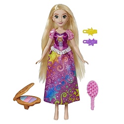 Кукла Disney Princess – Рапунцель с радужными волосами (Hasbro, e4646) - миниатюра