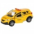 Машина инерционная металлическая - Renault Kaptur - Такси 12 см, открываются двери и багажник  - миниатюра №1