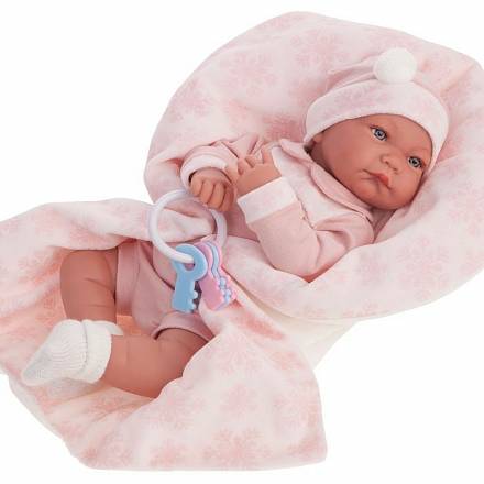 Кукла – Антония в розовом, 40 см 
