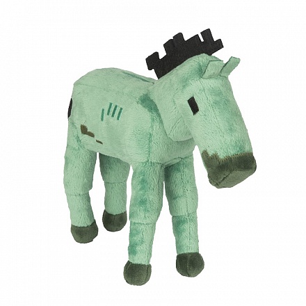 Мягкая игрушка Minecraft Zombie Foal - Лошадь-зомби, 18 см 
