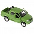 Пикап Uaz Pickup, зеленый, 12 см, открываются двери, инерционный механизм  - миниатюра №4