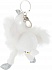 Мягкая игрушка - Лебедь белый с карабином, 9 см  - миниатюра №1