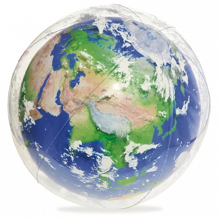 Надувной мяч - Земля с подсветкой, 61 см 