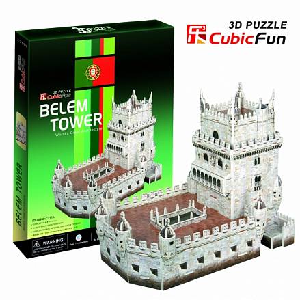 3D puzzles. Пазлы объёмные. Башня Белен