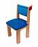 Деревянный стульчик I'm Toy, голубой  - миниатюра №1