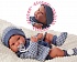 Кукла-младенец Анжело в голубом, 42 см  - миниатюра №3