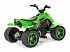Квадроцикл зеленый, педальный 84 см  - миниатюра №2